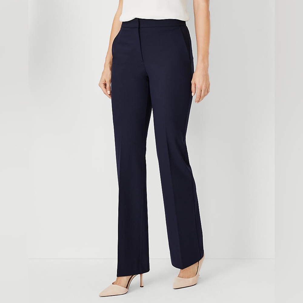 Ann Taylor Navy Flare Pants